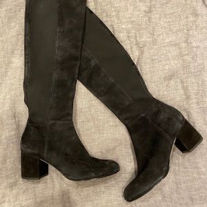 Sam Edelman Suede Tall boots with block heel